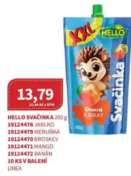 Kubík potraviny HELLO Svačinka nabídka