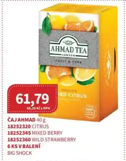 Kubík potraviny Čaj Ahmad nabídka
