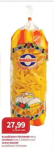 Kubík potraviny Klusáčkovy těstoviny nabídka