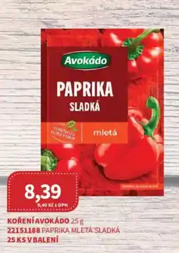 Kubík potraviny Koření avokádo nabídka