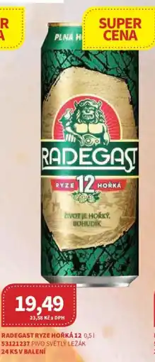 Kubík potraviny Radegast Ryze Hořká 12 nabídka