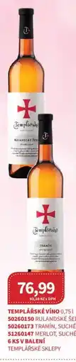 Kubík potraviny Templářské víno nabídka