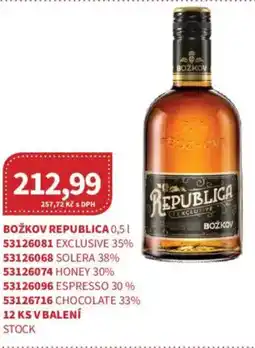 Kubík potraviny Božkov Republica nabídka