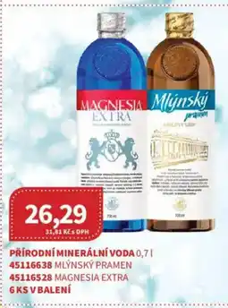Kubík potraviny Přírodní minerální voda nabídka