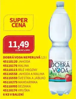 Kubík potraviny Dobrá voda neperlivá nabídka