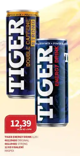 Kubík potraviny Tiger Energy drink nabídka