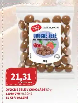 Kubík potraviny Ovocné želé v čokoládě nabídka