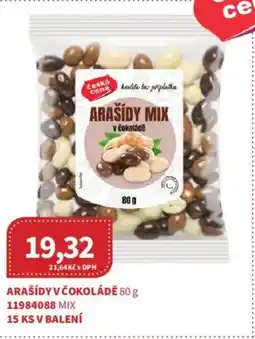 Kubík potraviny Arašídy v čokoládě nabídka