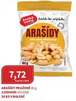 Kubík potraviny Arašídy pražené nabídka