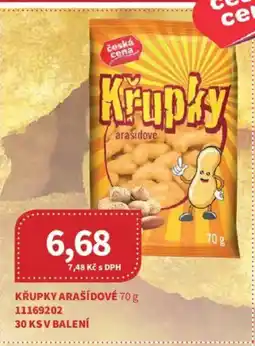 Kubík potraviny Křupky arašídové nabídka