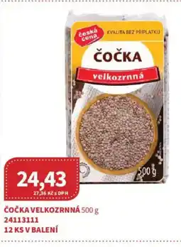 Kubík potraviny Čočka velkozrnná nabídka