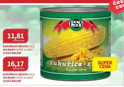 Kubík potraviny Kukuřice v nálevu nabídka
