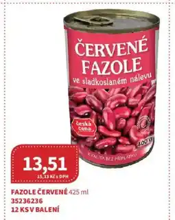 Kubík potraviny Fazole červené nabídka