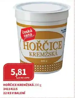 Kubík potraviny Hořčice kremžská nabídka