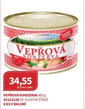 Kubík potraviny Vepřová konzerva nabídka