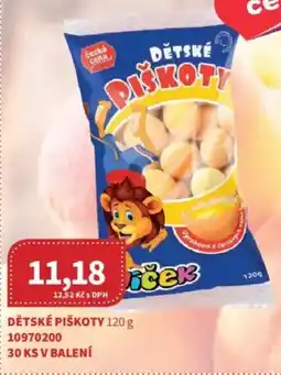 Kubík potraviny Dětské piškoty nabídka