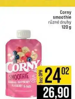 Jip Corny smoothie různé druhy nabídka