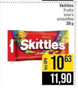 Jip Skittles fruits sours smoothie nabídka