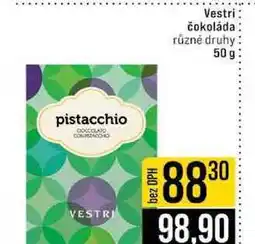 Jip Vestri čokoláda různé druhy nabídka