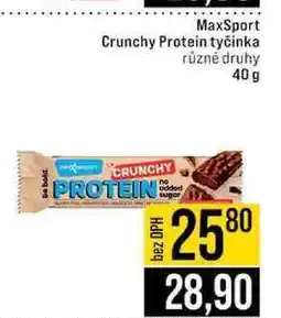Jip MaxSport Crunchy Protein tyčinka různé druhy nabídka