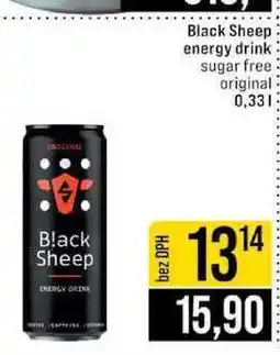 Jip Black Sheep energy drink sugar free original nabídka