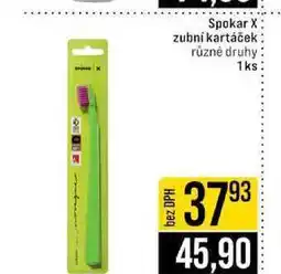 Jip Spokar X zubní kartáček různé druhy 1ks nabídka