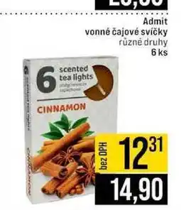 Jip Admit vonné čajové svíčky různé druhy 6 ks nabídka