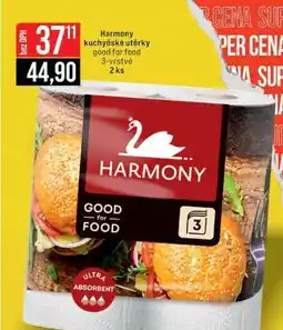 Jip Harmony kuchyňské utěrky good for food 3-vrstvé 2 ks nabídka
