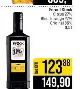Jip Fernet Stock Citrus 27% Blood orange 27% Original 35% nabídka