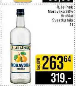Jip R. Jelínek Moravská 38% Hruška Švestka bílá nabídka