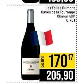 Jip Les Folies Dumont Caves de la Tourange Chinon AOP nabídka