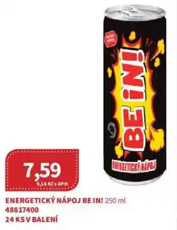Kubík potraviny Energetický nápoj Be in! nabídka