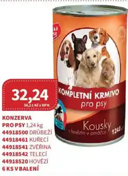 Kubík potraviny Konzerva pro psy nabídka