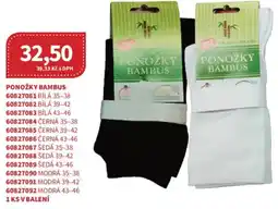 Kubík potraviny Ponožky bambus nabídka