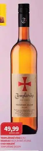 Kubík potraviny Templářské víno nabídka