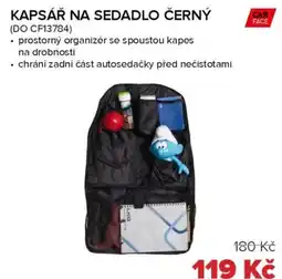 Auto Kelly Kapsář na sedadlo černý nabídka