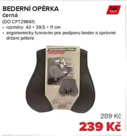 Auto Kelly Bederní opěrka černá nabídka