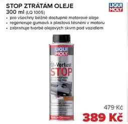 Auto Kelly Stop ztrátám oleje nabídka