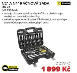 Auto Kelly 1/2" a 1/4" Ráčnová sada nabídka