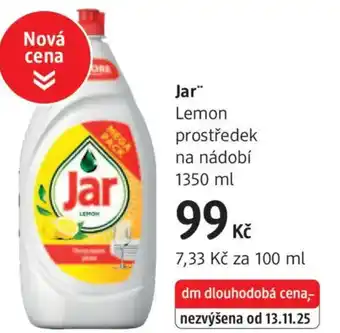 Jar Lemon prostředek na nádobí