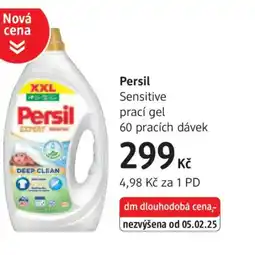 dm drogerie Persil Sensitive prací gel nabídka