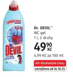 dm drogerie Dr. DEVIL WC gel nabídka
