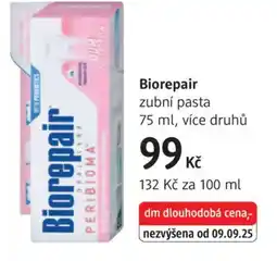 dm drogerie Biorepair zubní pasta nabídka