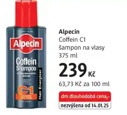 dm drogerie Alpecin Coffein C1 šampon na vlasy nabídka
