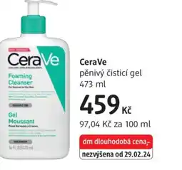 dm drogerie CeraVe pěnivý čisticí gel nabídka