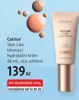 dm drogerie Catrice Skin Like tónovací hydratační krém nabídka