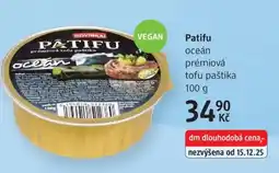 dm drogerie Patifu oceán prémiová tofu paštika nabídka