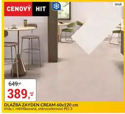 Baumax Dlažba zayden cream nabídka