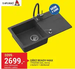 Baumax Dřez ready-max nabídka