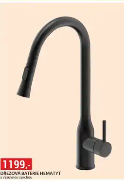 Baumax Dřezová baterie hematyt s výsuvnou sprchou nabídka